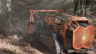 Green Climber LV800 Remote Control Mulcher Demo