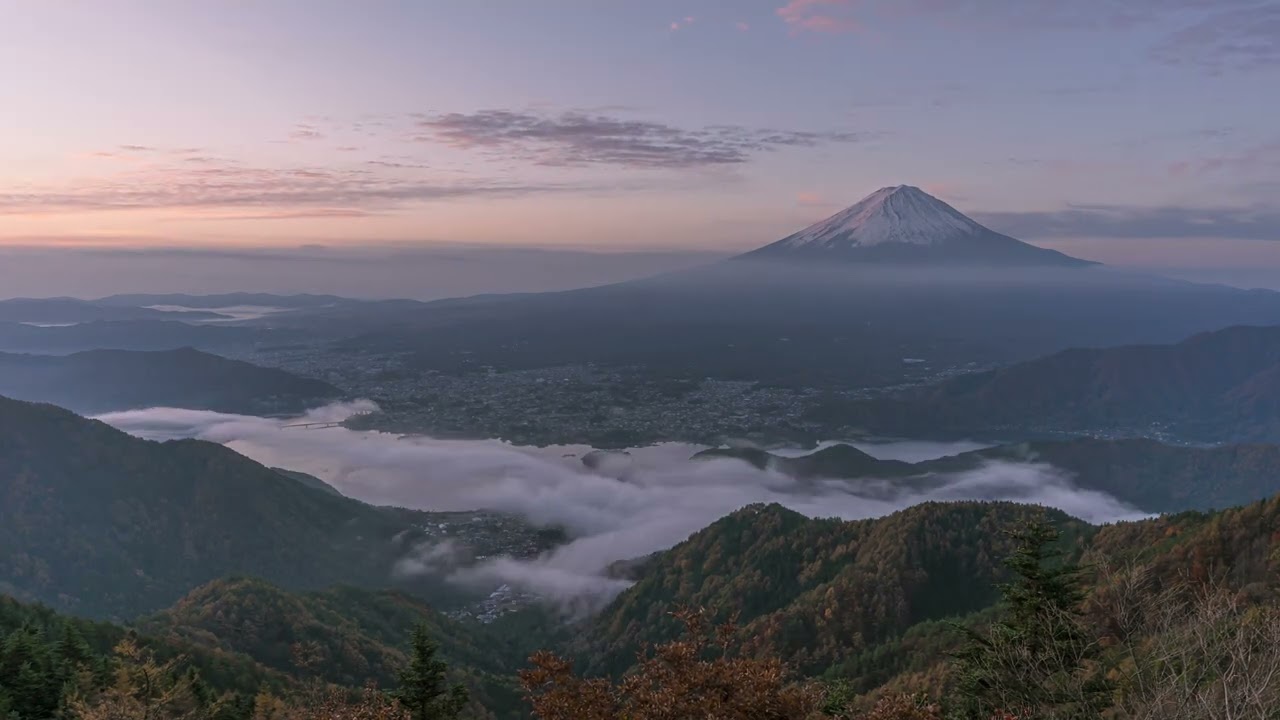 Mt Fuji Sunrise Timelapse