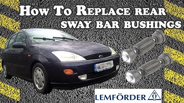 How to replace rear sway bar End Links - Ford Focus 2001
