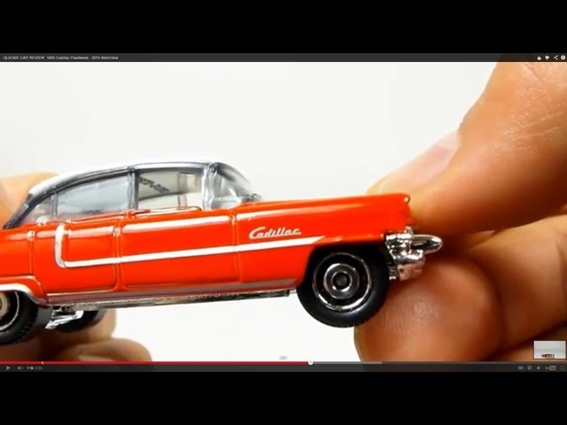 QUICKIE CAR REVIEW 1955 Cadillac Fleetwood - 2013 Matchbox - YouTube