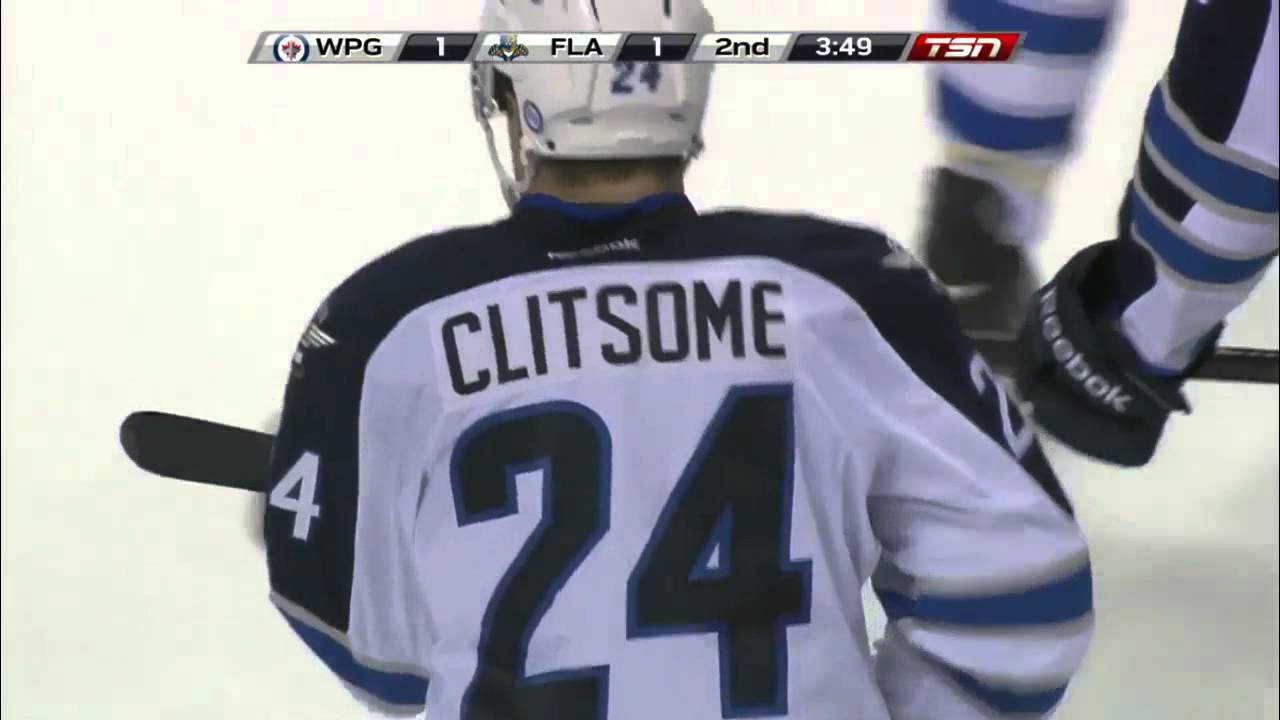 nhl hockey today Grant Clitsome 1-1 Goal vs. Panthers 01.31.2013