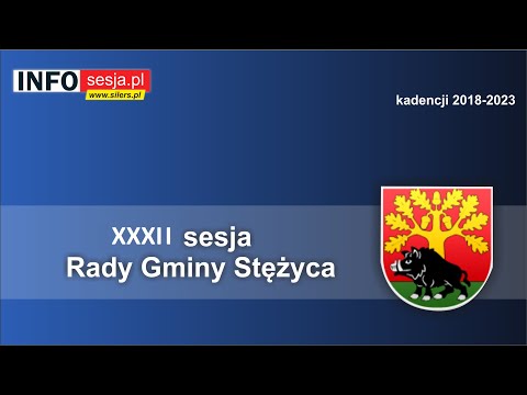 XXXII Nadzwyczajna Sesja Rady Gminy Stężyca - 22.07.2022