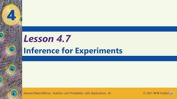 Honors Stats: 4.7 Inference for Experiments