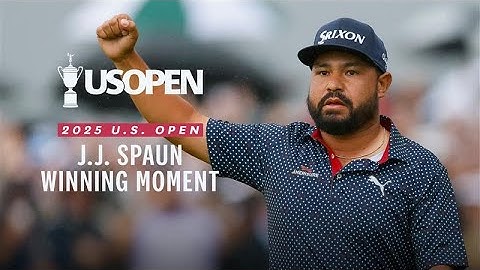 2025 U.S. Open Highlights: J.J Spaun, Winning Moment