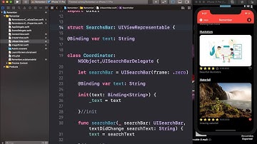 SwiftUI Creating Remember App from Start to Finish ( part 4 ) UISearchBar