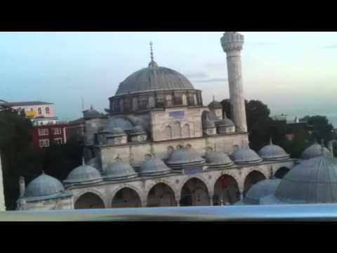 Istanbul, evening call to prayer. October 2013