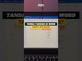 Tanda tangan di word tanpa aplikasi? #shorts #short #word #shortvideo #fyp #tips #trick #tandatangan