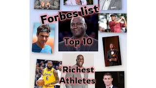 Forbes 10 Richest Athletes | 🤑💰 Wealth Accumulated | During life time| Richest Sports players 