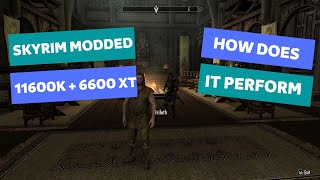 TESV: Skyrim SE | Modded Gameplay | i5-11600k + RX 6600 XT | 1080p