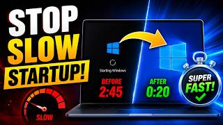 How to Fix Slow Startup on Windows 7/8/10/11 | Speed Up Boot Time 2026