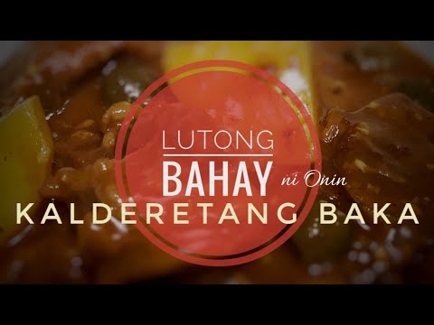 Lutong Bahay - Kalderetang Baka (Beef Caldereta) #9 [How to Cook]