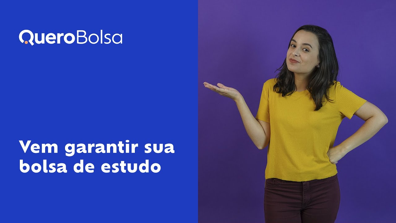 Como Conseguir Uma Bolsa Do Quero Bolsa Youtube