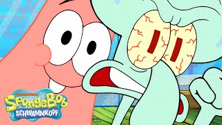 SpongeBob | 1 Stunde Patrick nervt Thaddäus! 🐙⭐ | SpongeBob Schwammkopf