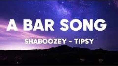 Thumbnail of A Bar Song (Tipsy) - Shaboozey | 1 Hour Loop/Lyrics |