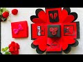 How to make Explosion Box || DIY  Valentines Day Special Gift