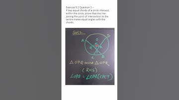 Class 9 Maths | Circles Ex 9.2 Q3 | Equal Chords Angle Theorem | NCERT Proof with Explanation