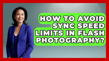 How To Avoid Sync Speed Limits In Flash Photography? - Image Review Studio