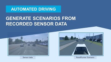 Generate Scenarios from Recorded Sensor Data