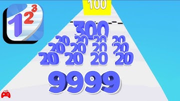 Number Run 3D - All Levels Walkthrough Android/iOS Gameplay ( Level 1-5 )