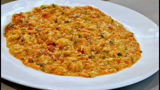 Scrambled eggs + delicious scrambled eggs with tomatoes! Kitchen with eggs No. 4, Stalik Khankishiev