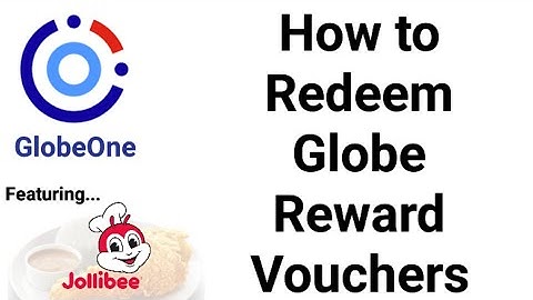 How to redeem Globe Rewards in GlobeOne app | Jollibee Vouchers | How to use Globe reward points