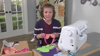 Make a cute and easy bunny bag on It’s Sew Easy with Emily Thompson. (1802-3)