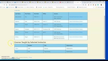 Contoso University MVC Demo