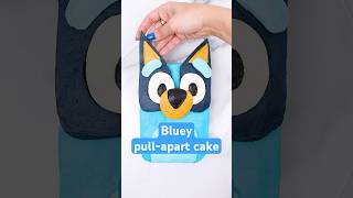 Tutorial: Bluey pull-apart cake! 💙🩵💙🩵 #bluey #cake