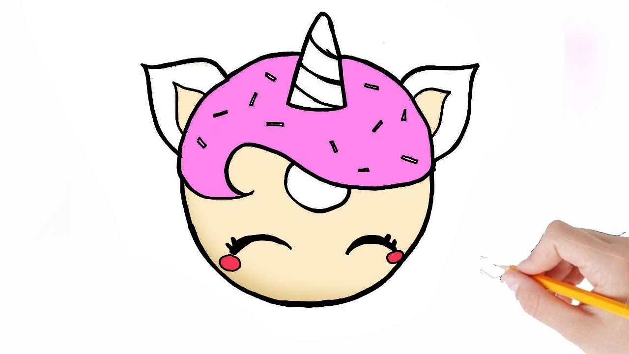 Goede HOW TO DRAW A UNICORN DONUT? KAWAII LEREN TEKENEN - YouTube VZ-21