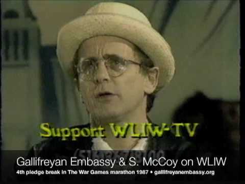 Gallifreyan Embassy and Sylvester McCoy on WLIW pledge break in 1987