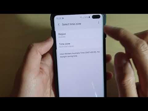 Galaxy S10 / S10+: How to Manually Set Date, Time and Timezone