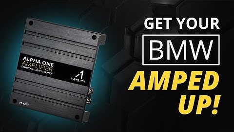 The Only TRULY Custom BMW Sound System Upgrade! BimmerTech Alpha One Speakers and BMW Amplifier