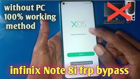 infinix Note 8 8i Frp Bypass Without PC Best Method (X692) (X683)100%√