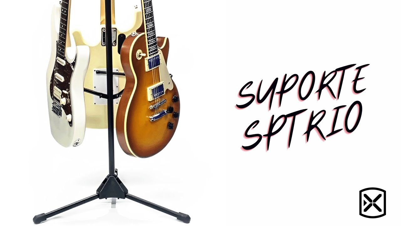Suporte Para 3 Instrumentos Violão, Guitarra, Baixo SPTRIO Ibox