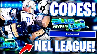 🥅*NEL + MVPS* ALL NEL LEAGUE UPDATE CODES FOR BLUE LOCK RIVALS (BLR)! ROBLOX BLUE LOCK RIVALS CODES