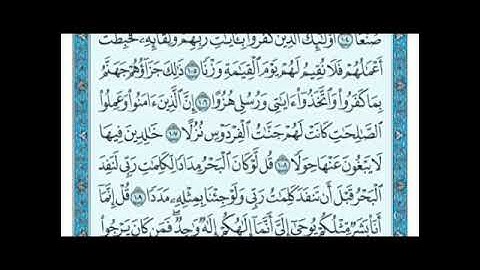 أواخر سورة الكهف : عبد الرؤوف أحمد نعناع . @ABDULRAOUF_NANAA