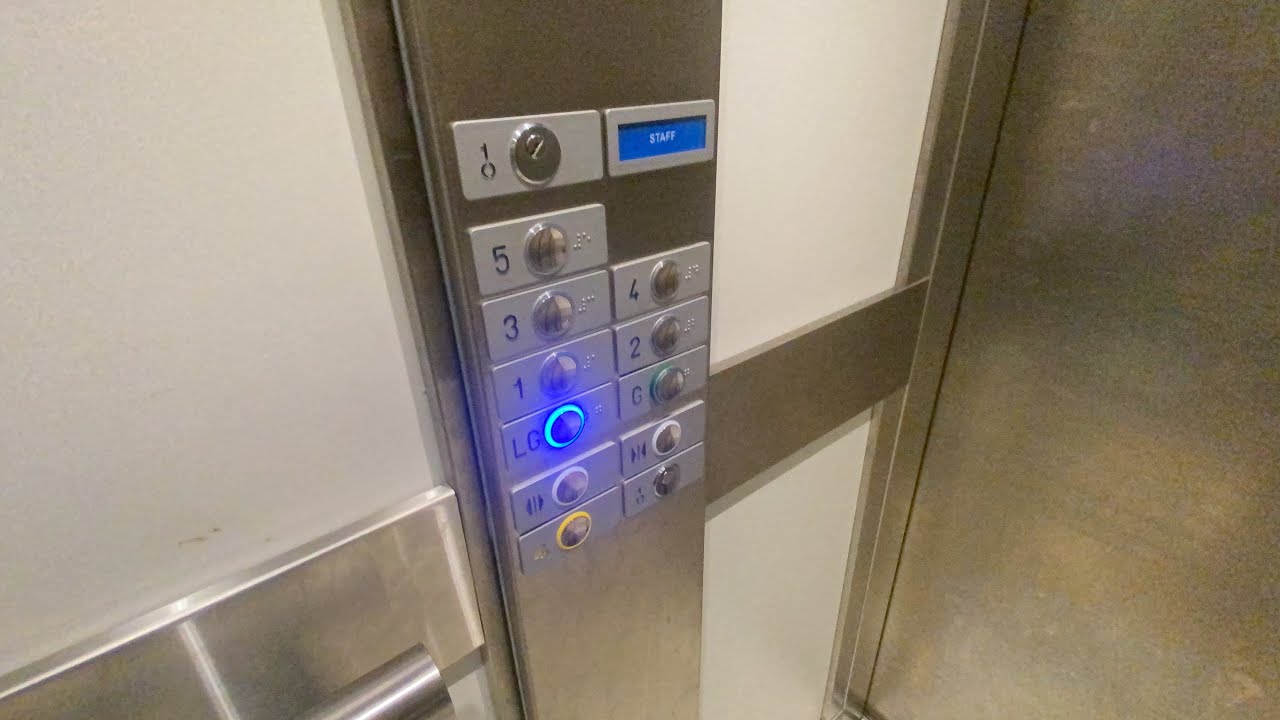 Different voices! Thyssenkrupp lifts (Mod by OTIS) at M&S, Donegall place, Belfast