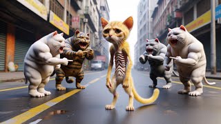 Skinny Cat's Surprise 😻😼😽 #cat #cutecat  #aicat by Cute Cat 57,084 views 3 weeks ago 35 seconds
