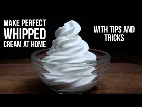 How to Make Whipped Cream at Home With TIPS amp TRICKS