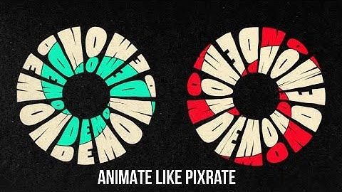 Dynamic Text Animation Like Pixrate