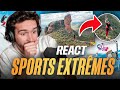 Mais cest quoi ces dingueries  react  des sports extrmes