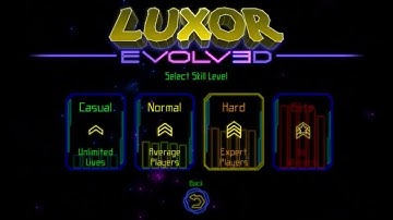 Luxor Evolved - Hard Mode (Full Playthrough)