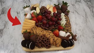 EASY HOW TO CHARCUTERIE BOARD | *dessert charcuterie*