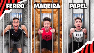 Thumbnail for QUEM ESCAPAR DA PRISÃO DE PAPEL, MADEIRA OU FERRO PRIMEIRO, VENCE! - Desafio