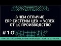 10) ОТЛИЧИЕ ERP СИСТЕМЫ ЦЕХ=УСПЕХ ОТ 1С ПРОИЗВОДСТВО - ERP система управления производством ЦЕХ=УСПЕ