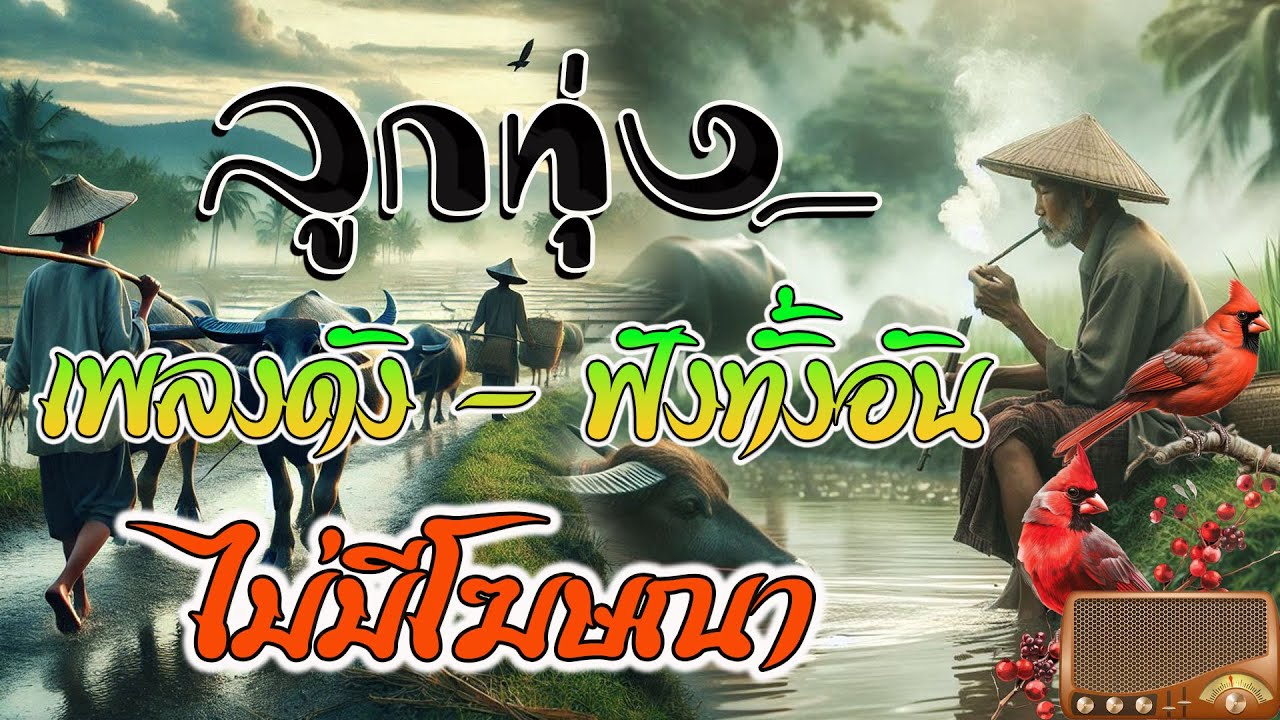 เพลงลูกทุ่งฟังเพราะ 100% ไม่มีโฆษณา #รวมเพลงลูกทุ่งฟังเพราะ #เสียงดี #ฟังแบบต่อเนื่อง