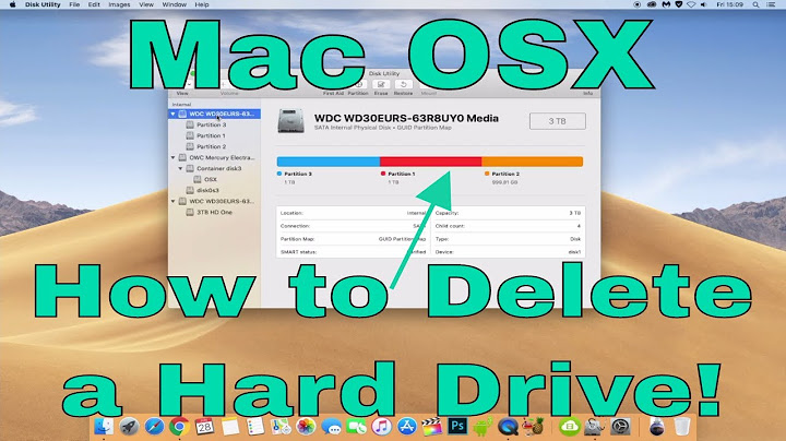 How to delete your Mac Hard Drive and delete Mac Partitions 2021