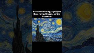 The Starry Night 1889 #storytelling #painting #history #classicalart #art #shorts #viral #yt #fyp