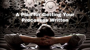 Business Systemization - A Plan for Getting Processes Documented