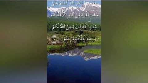 سورة آل عمران صفحة ٦٣ مكتوبة مكررة بصوت جميل